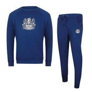 Aquascutum Mens Iconic Crest Crew Neck Tracksuit / Navy Blue